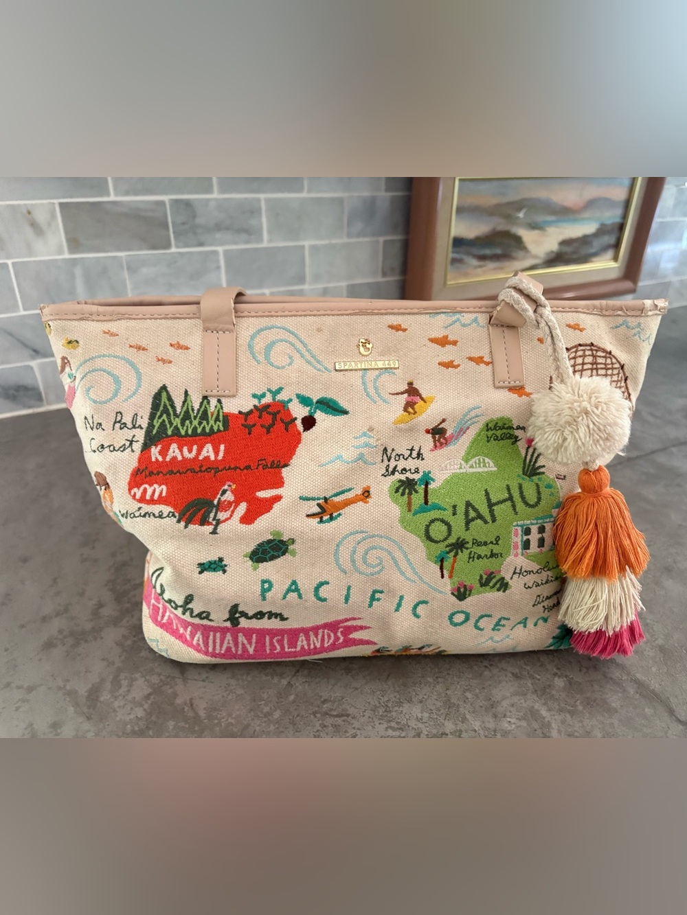 Spartina 449 Hawaiian Islands tote